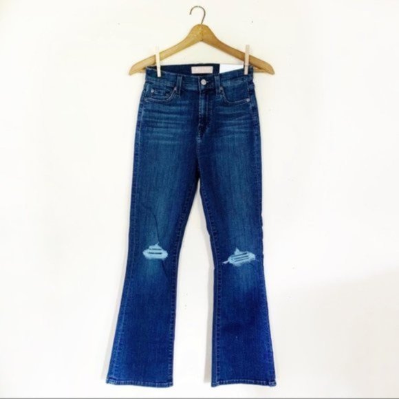 7 For All Mankind High Waist Slim Kick Jeans NWT - Picture 4 of 13